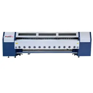 Phaeton-impresora de cabezal de impresión KT Konica 512I, 3,2 m, impresión digital de banner flexible de vinilo, impresora solvente/plóter/máquina de impresión