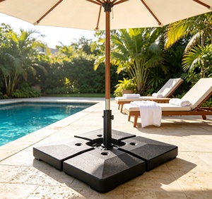 UPLION Heavy Duty <strong>Parasol</strong> Base Wind Resistant Stable <strong>Weight</strong> Base <strong>for</strong> Outdoor Commercial Patio Umbrella Outdoor <strong>Parasol</strong> New - Product Image 4