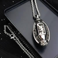 Ensemble de colliers Feeron Dragon Dice - Pendentif en métal D&D avec dés D4-D20 pour les joueurs de jeux de rôle et les amateurs de fantasy et de science-fiction