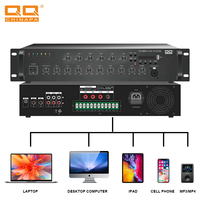 Amplificateur de puissance professionnel OEM multi-puissance à 6 zones pour système de diffusion d'urgence