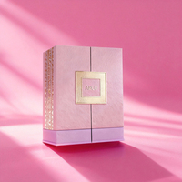 Boîte cadeau personnalisée recyclable à double porte pour parfum, en carton avec fermeture magnétique et pelliculage mat, pour sérum de soin de la peau et cosmétiques