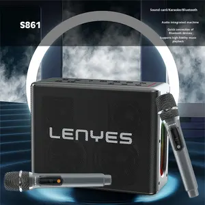 Tarjeta de Sonido <span class=keywords><strong>Karaoke</strong></span> Lengye Lion Transfronteriza para Altavoz, Batería, RGB, Voz, Llamadas Manos Libres, Resistente al Agua IPX-6, Salida de 150W - Product Image 6