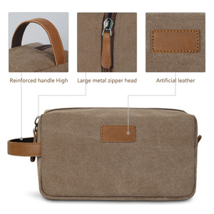 Trousse de Toilette de Voyage Multifonctionnelle en Toile avec Logo Personnalisé, pour Hommes, Trousse de Rasage Suspendue UK0506 - Product Image 2