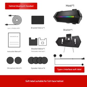 רב-פונקציה עבור אינטרקום אוזניות קסדה Bluetooth עם הקלטה מהירה שפה תכונה חדשה אביזרי אופנוע מצב חדש - Product Image 3