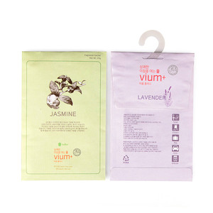 Sachets parfumés en papier de vermiculite aux senteurs naturelles à suspendre pour armoire, vêtements et chaussures - Product Image 1
