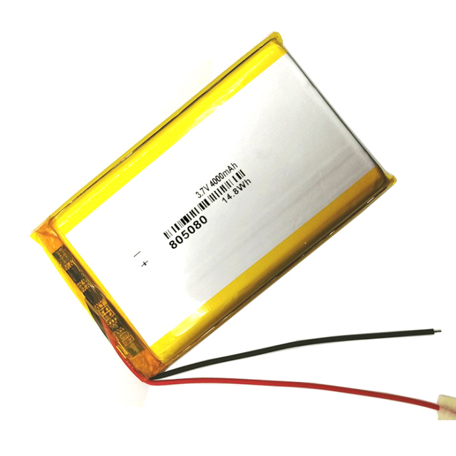 Lithium Ion Polymer Battery 855085 805080 ultra Thin 3.7v 4000mah Lipo Battery