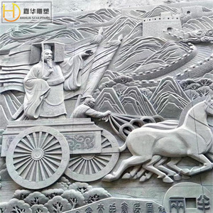 Jiahua Sculpture <b>Stone</b> Dragon Relief Wall Art Chinese Style Large Scale Exterior Decoration - Product Image 2