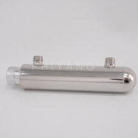 Purificateur d'eau à lumière uv en acier inoxydable 6W 0.5GPM US Plug 110V 220V pour système d'osmose inverse RO