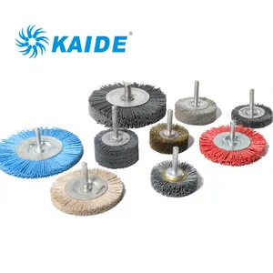 Fixed Shank Abrasive Aluminium Oxide Nylon Wheel Brush With Best Quality