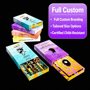 UKETA - Caja de Papel para Impresión Digital, Embalaje en Rollo, Embalaje a Prueba de Niños, Paquete de 5 Cajas de Papel para Cigarrillos en Rollo - Product Image 1