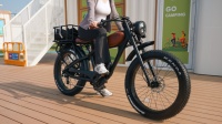 Bicicleta eléctrica de ciudad con batería de litio doble de 26 pulgadas con 25AH 30AH Velo Electrique Elektro Fahrrad Retro Fat Tire para adultos