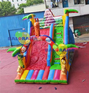 Equipo de parque infantil Balorama de alta calidad, Tobogán inflable, Color opcional personalizado, 6m X 4m X 5m, garantía de 2 años - Product Image 4