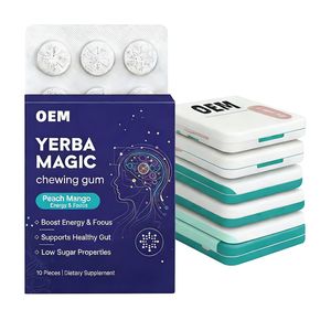 Extracto de Yerba <span class=keywords><strong>Mate</strong></span> Premium en Goma para Vitalidad Diaria y Mejora del Enfoque, Venta al por Mayor, ODM - Product Image 4