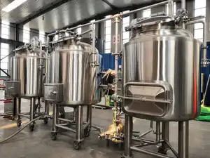 ビール工場商業用マッシュタン2bbl5bblターンキービール醸造システムステンレス鋼電気マッシュタン