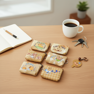 Portamonete Capybara 11,5x9 cm con portachiavi per donne e ragazze - Product Image 2