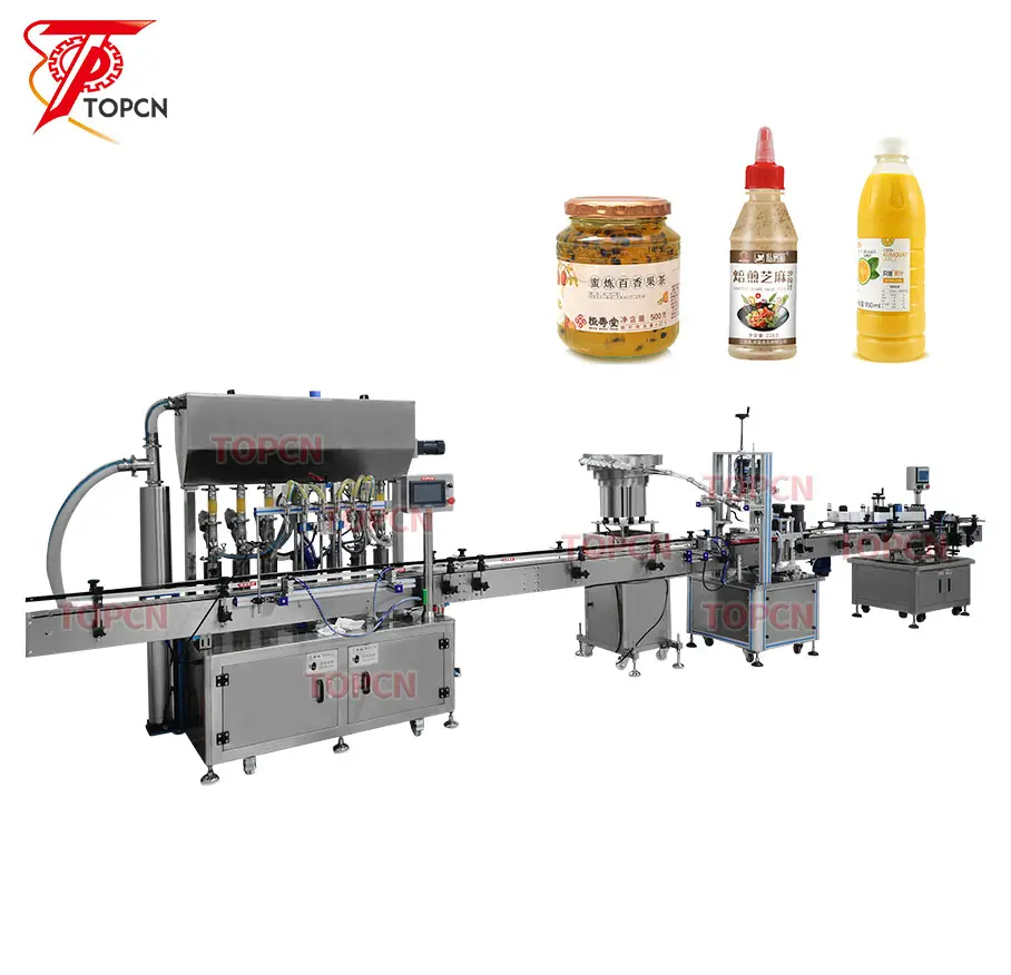 Complete Automatic Sauce Frozen Mango Orange Passion Fruit PET Bottle Juice Filling Machine Production Line
