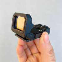 Mini-viseur reflex pliable compact, point rouge réglable, lentille multi-étalonnée, tout en aluminium, dispositifs optiques d'extérieur