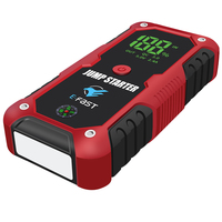 Nouvel arrivage Démarreur de voiture 12V E-FAST Démarreur de voiture au lithium Kit d'urgence extérieur automatique Booster pour essence diesel