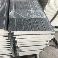 16mm 20mm 25mm 30mm couleur acier aluminium zinc métal sculpté panneau sandwich pour mur