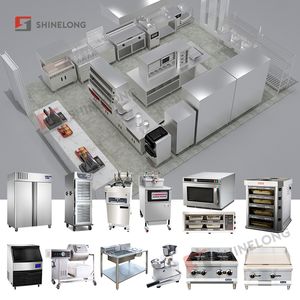 Komple Fast Food restoran ekipmanları Burger restoran mutfak ekipmanları malzemeleri bir durak satın alma - Product Image 4