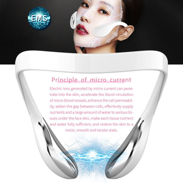 Home Use Beauty Machine Microcurrent Facial Massage Jawline V Shape Face Lifting Massage Device
