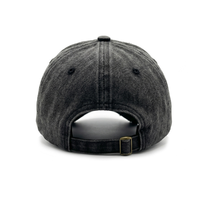 Gorra de Béisbol Estilo Vintage de Algodón Lavado, Gorra con Visera Desgastada y Letra Bordada, Gorra Deportiva Suave con Hebilla Metálica Ajustable para Uso Unisex