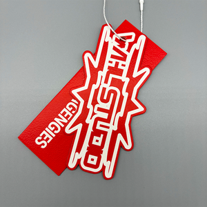 ป้ายโลโก้เสื้อผ้ากระดาษเป็นมิตรกับสิ่งแวดล้อมพร้อมปั๊มด้วยความร้อนอุปกรณ์เสริมสำหรับกระเป๋าและรองเท้า - Product Image 4