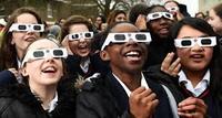 Lunettes d'éclipse solaire en carton personnalisées en usine avec logo, conformes aux normes AAS, ISO et CE, pour protéger les yeux