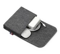 Vente en gros de housses pour ordinateur portable en feutre de 15 pouces, 15,4 pouces, 13,3 pouces, taille personnalisée, avec poche pour accessoires