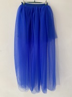Jupes asymétriques personnalisées en gros pour femmes, jupes longues en tulle noir de haute qualité pour adultes et jeunes filles, jupes tutu de ballet pour femmes