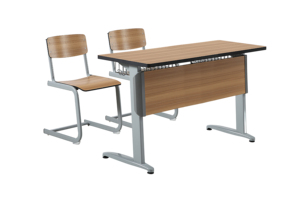 Lycée étudiant étagère bureau et chaise en bois ergonomique étudiant bureau chaise <span class=keywords><strong>professeur</strong></span> Table école - Product Image 2