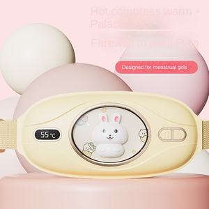 2024 Warm Palace Instrument Cinturón de masaje con compresa caliente Cuidado personal para la menstruación Vibraciones de fiebre fría Artefacto de tía grande - Product Image 4