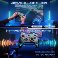 Control Inalámbrico JYS-NS2286 para Switch/Switch2 con Joystick de Efecto Hall, Movimiento de 6 Ejes, Macro y Luz RGB, Control Remoto para Juegos