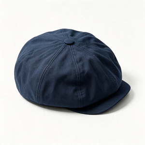 Casquette Gavroche 100% Coton 8 Panneaux Couleur Unie Dos Fermé Personnalisable Logo Vintage pour Hommes et Femmes Usage Quotidien Vente en Gros - Product Image 4