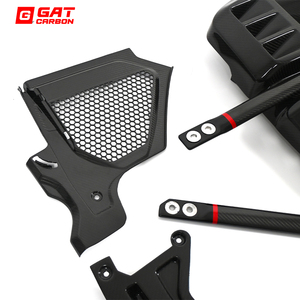 For BMW G80 G81 M3 G82 M4 G87 M2 Dry Carbon Fiber Engine Bay Strut Brace Engine <strong>Top</strong> <strong>Cover</strong> <strong>Radiator</strong> Slam Panel <strong>Cover</strong> - Product Image 5