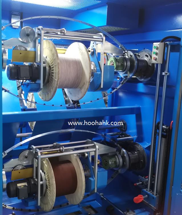 500 Type Automatic Pair Twisting Back Twisting Production Line For CAT7 CAT8 wire and Cable