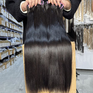 Extensions de cheveux vierges vietnamiens lisses, cuticules alignées, couleur naturelle, longueur personnalisée, vente en gros d'usine - Product Image 4