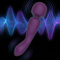 Vibrateur vaginal multifonctionnel à double tête, masseur de gland, modes multiples, rechargeable par USB, IPX6