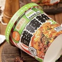 Tian Xiaohua Sour Spicy Instant Rice Noodles Wheat Flour Low Carb Fast Food Private Label OEM Cup Pack for Chinese Food