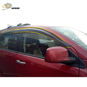 Visera de ventana para DODGE JOURNEY <span class=keywords><strong>2009</strong></span> + Visera de ventilación automática Deflector de protección contra la lluvia cortavientos - Product Image 1