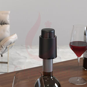 Livraison rapide Gardez les bouchons de <span class=keywords><strong>vin</strong></span> frais Bouchon de <span class=keywords><strong>vin</strong></span> <span class=keywords><strong>rouge</strong></span> réutilisable avec échelle de temps Bouchon de <span class=keywords><strong>bouteille</strong></span> de <span class=keywords><strong>vin</strong></span> en plastique ABS noir Plas - Product Image 6