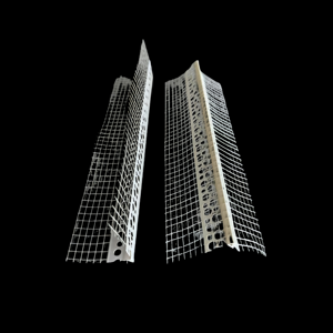 Thiết kế công nghiệp phong cách trắng sợi thủy tinh góc hạt vách thạch cao vật liệu xây dựng với góc lưới - Product Image 4