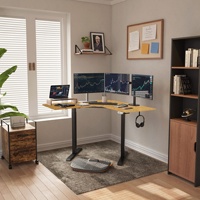 Bureau informatique intelligent à levage électrique Yazhi avec moteur unique et structure en acier pour usage professionnel et domestique