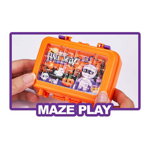 Jeu de <span class=keywords><strong>labyrinthe</strong></span> mystère d'Halloween avec accessoires capillaires aléatoires, jouet portable de puzzle <span class=keywords><strong>labyrinthe</strong></span> pour enfants - Product Image 4