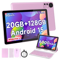OEM/ODM Factory Price 2025 Hot <strong>Sell</strong> 10.1 <strong>Inch</strong> 20GB RAM 128GB ROM <strong>Android</strong> <strong>15</strong> <strong>Tablet</strong> PC Professional Use 1280x800 Resolution