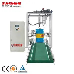 100-300L Drum Automatic cyclopentane N-pentane methyl acetate methanol liquid chemical weighing filling machine line