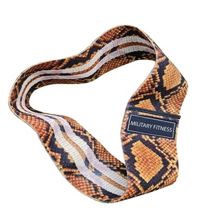 Snake Print Loops Custom Gripper Elastic Resistance Glute Hip Circle Fitness <b>Legs</b> Workout Booty Bands - Product Image 1