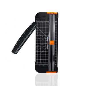Taglierina Portatile <span class=keywords><strong>A4</strong></span> Fai-da-te, Mini Taglierina per Carta in Plastica Sicura da 12 Pollici, Alta Efficienza, Taglio 0,1mm, per Ufficio, Scuola, Documenti, Foto - Product Image 1