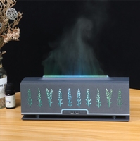 Cheminée à atomisation 3D Diffuseur d'arômes à flamme bicolore Humidificateur d'air Machine d'aromathérapie Purification de l'air à faible bruit