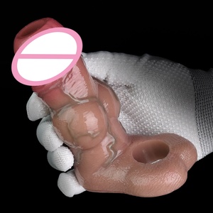 Funda realista para pene SXXY, anillo para pene, funda reutilizable, condón hueco, dildo, extensor de pene para hombres, juguetes sexuales - Product Image 6